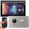 GOLIATH Hybrid IP Videotürsprechanlage - App - 1-Familie - 10 Zoll - Horizontal Unterputz - 180° Kamara