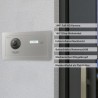GOLIATH Hybrid IP Videotürsprechanlage - App - 1-Familie - 10 Zoll - Horizontal Unterputz - 180° Kamara