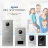 GOLIATH Hybrid IP Türsprechanlage mit Anthrazit - 2-Fam - 2x 10" HD - RFID - Unterputz - 180 Grad