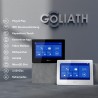 GOLIATH Basic 2-Draht BUS Türsprechanlage | FullHD | 7" Monitor | Schwarz | RFID & Keypad | Aufputz