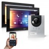 Goliath Pro IP Türsprechanlage - 1-Familienhaus - 2x 10Zoll - Silber - APP - 180° - Aufputz