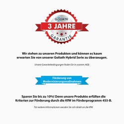 GOLIATH PRO IP Türsprechanlage - 1-Familienhaus - 2x 7 Zoll - Silber – APP- 180°- Aufputz