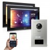 GOLIATH PRO IP Türsprechanlage - 1 Familienhaus - 2x 10 Zoll HD - RFID- 180 Grad – Unterputz- APP