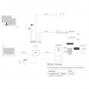 GOLIATH PRO IP Türsprechanlage - 1 Familienhaus - 2x 10 Zoll HD - RFID- 180 Grad – Unterputz- APP