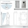 GOLIATH PRO IP Türsprechanlage mit App - 1-Familienhaus - 2x 10 Zoll HD - 180° Kamera- Aufputz