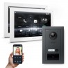 GOLIATH PRO IP Türsprechanlage - 1-Familienhaus - 2x 10 Zoll HD - RFID - Anthrazit -Unterputz -180°