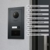 GOLIATH PRO IP Türsprechanlage - 1-Familienhaus - 2x 10 Zoll HD - RFID - Anthrazit -Unterputz -180°