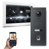 GOLIATH PRO IP Türsprechanlage - 1-Familienhaus - 10 Zoll HD - Fingerprint- Anthrazit - 180° -Unterputz