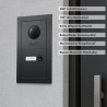 GOLIATH PRO IP Türsprechanlage mit App - 1-Familienhaus - 2x 7 Zoll-  Unterputz- Anthrazit -180°