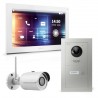 GOLIATH Hybrid IP Video Sprechanlage - App - 1-Familie - 10" HD - Unterputz Set - 180° Kamera
