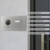 GOLIATH Hybrid IP Video Türsprechanlage - App - 1-Familie - 10 Zoll - Horizontal Unterputz - 180° Kamara
